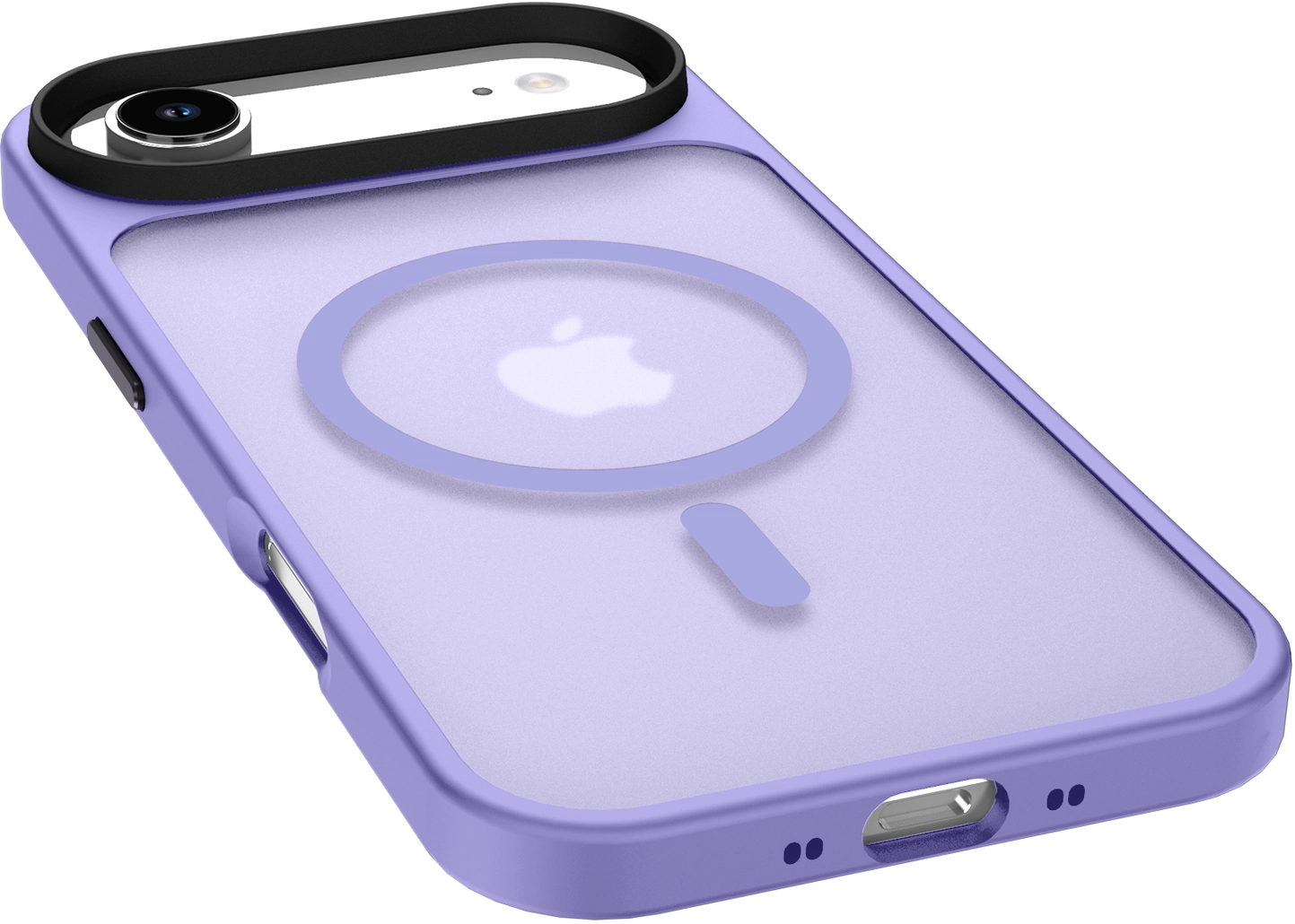 Apple iPhone Air Hoesje met MagSafe Back Cover Matte Paars afbeelding 10