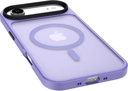 Apple iPhone Air Hoesje met MagSafe Back Cover Matte Paars afbeelding 10