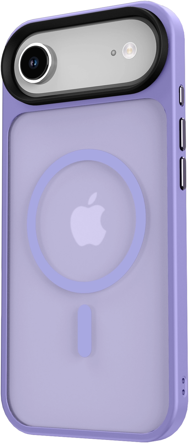 Apple iPhone Air Hoesje met MagSafe Back Cover Matte Paars afbeelding 14