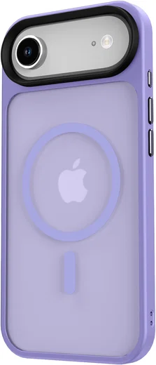 Apple iPhone Air Hoesje met MagSafe Back Cover Matte Paars afbeelding 14