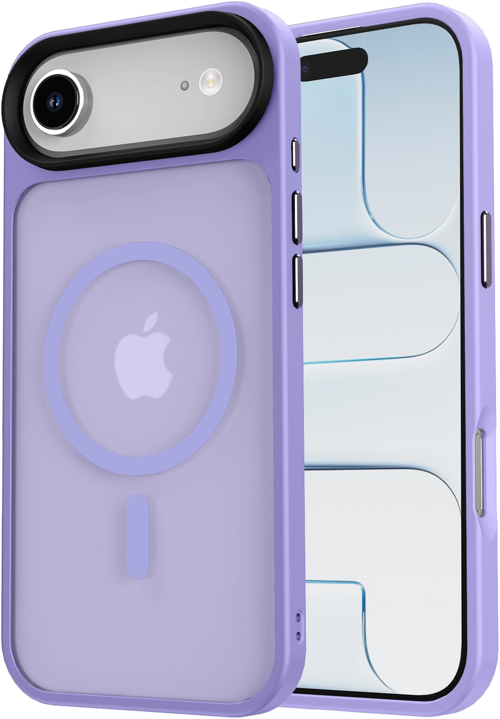 Apple iPhone Air Hoesje met MagSafe Back Cover Matte Paars afbeelding 15