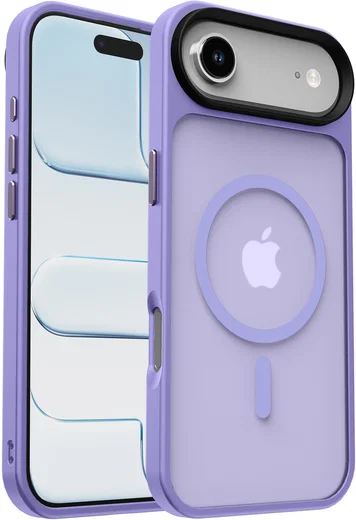 Apple iPhone Air Hoesje met MagSafe Back Cover Matte Paars afbeelding 1