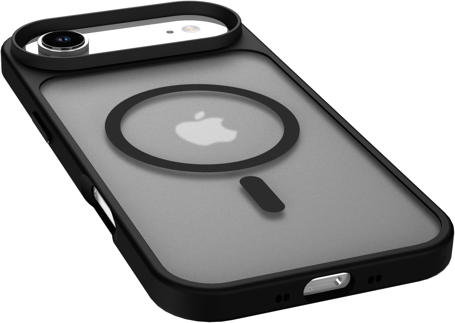 Apple iPhone Air Hoesje met MagSafe Back Cover Matte Zwart afbeelding 10