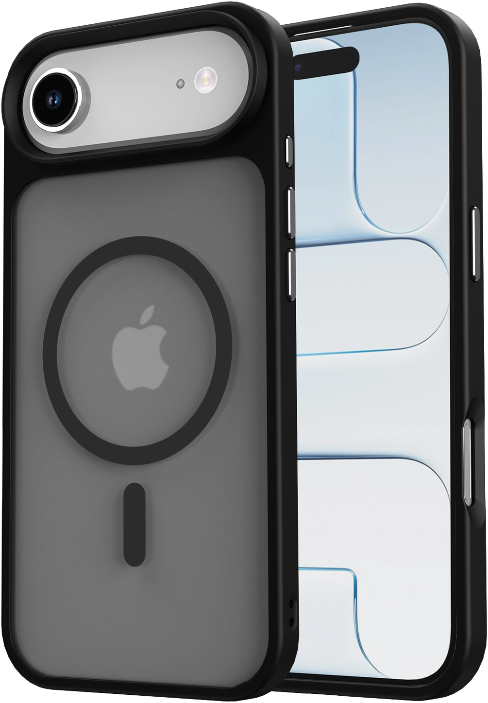 Apple iPhone Air Hoesje met MagSafe Back Cover Matte Zwart afbeelding 15