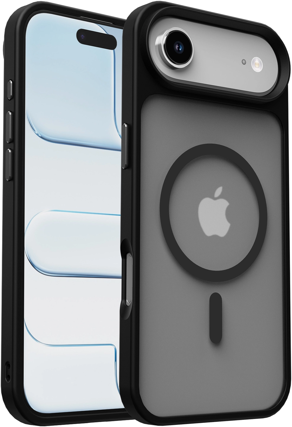 Apple iPhone Air Hoesje met MagSafe Back Cover Matte Zwart afbeelding 1