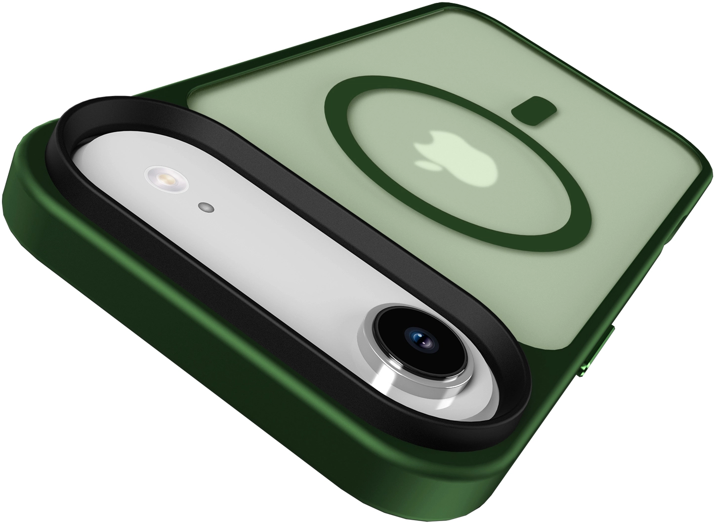 Apple iPhone Air Hoesje met MagSafe Back Cover Matte Donker Groen afbeelding 8