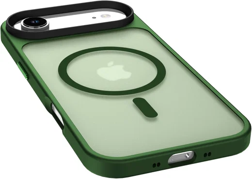 Apple iPhone Air Hoesje met MagSafe Back Cover Matte Donker Groen afbeelding 10