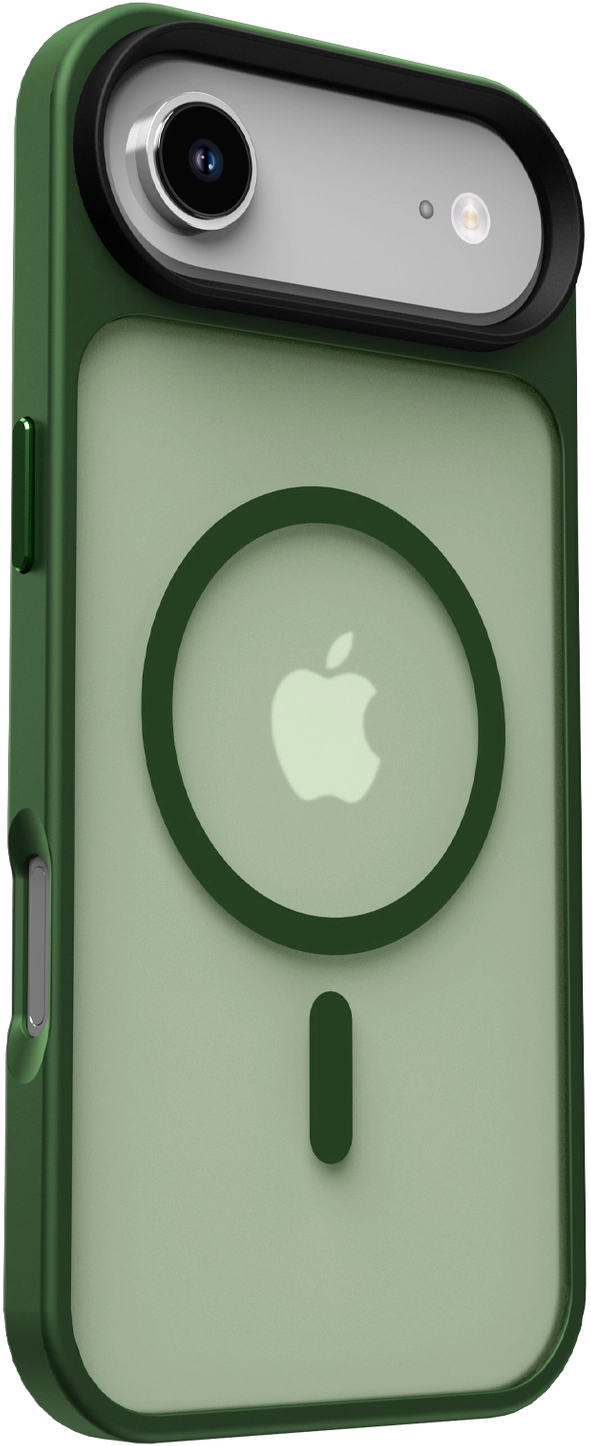 Apple iPhone Air Hoesje met MagSafe Back Cover Matte Donker Groen afbeelding 11