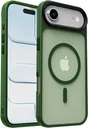 Apple iPhone Air Hoesje met MagSafe Back Cover Matte Donker Groen