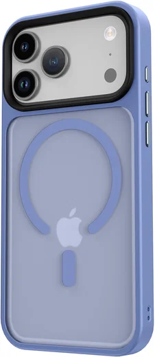Apple iPhone Air Hoesje met MagSafe Back Cover Matte Blauw afbeelding 13