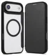 Apple iPhone Air Hoesje met MagSafe Book Case Transparant Zwart afbeelding 2