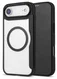 Apple iPhone Air Hoesje met MagSafe Book Case Transparant Zwart afbeelding 3
