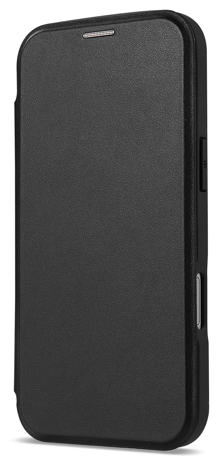 Apple iPhone Air Hoesje met MagSafe Book Case Transparant Zwart afbeelding 9