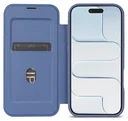 Apple iPhone Air Hoesje met MagSafe Book Case Transparant Blauw