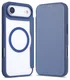 Apple iPhone Air Hoesje met MagSafe Book Case Transparant Blauw afbeelding 2