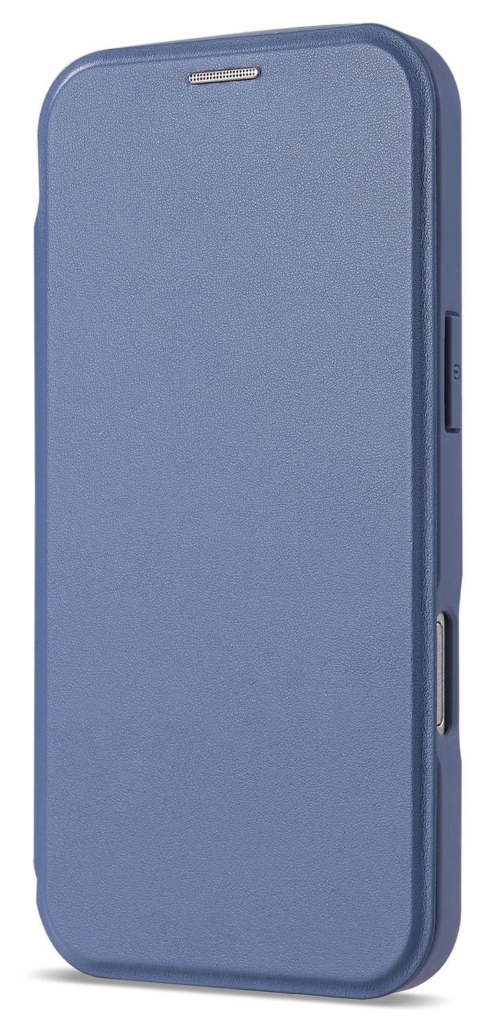 Apple iPhone Air Hoesje met MagSafe Book Case Transparant Blauw afbeelding 9