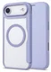 Apple iPhone Air Hoesje met MagSafe Book Case Transparant Paars afbeelding 3