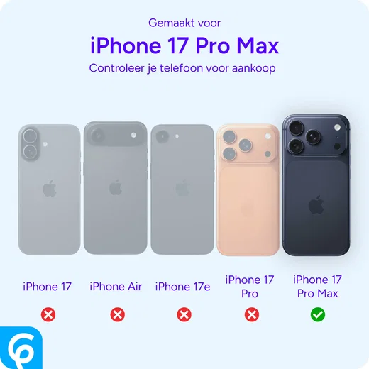 Apple iPhone 17 Pro Max Hoesje Dun TPU met Pasjeshouder Back Cover Transparant afbeelding 4