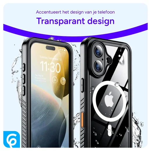SBG Outdoor Case Apple iPhone 17 Pro Max Waterdicht met MagSafe Zwart afbeelding 6