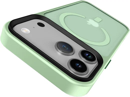 iPhone 17 Pro Max Hoesje met MagSafe Back Cover Matte Groen afbeelding 13