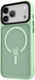 iPhone 17 Pro Max Hoesje met MagSafe Back Cover Matte Groen afbeelding 17