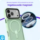 iPhone 17 Pro Max Hoesje met MagSafe Back Cover Matte Groen afbeelding 7