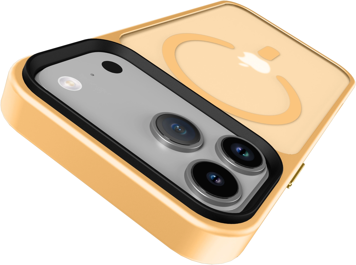 iPhone 17 Pro Max Hoesje met MagSafe Back Cover Matte Oranje afbeelding 12