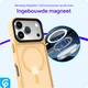 iPhone 17 Pro Max Hoesje met MagSafe Back Cover Matte Oranje afbeelding 4