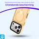 iPhone 17 Pro Max Hoesje met MagSafe Back Cover Matte Oranje afbeelding 7