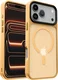 iPhone 17 Pro Max Hoesje met MagSafe Back Cover Matte Oranje afbeelding 18