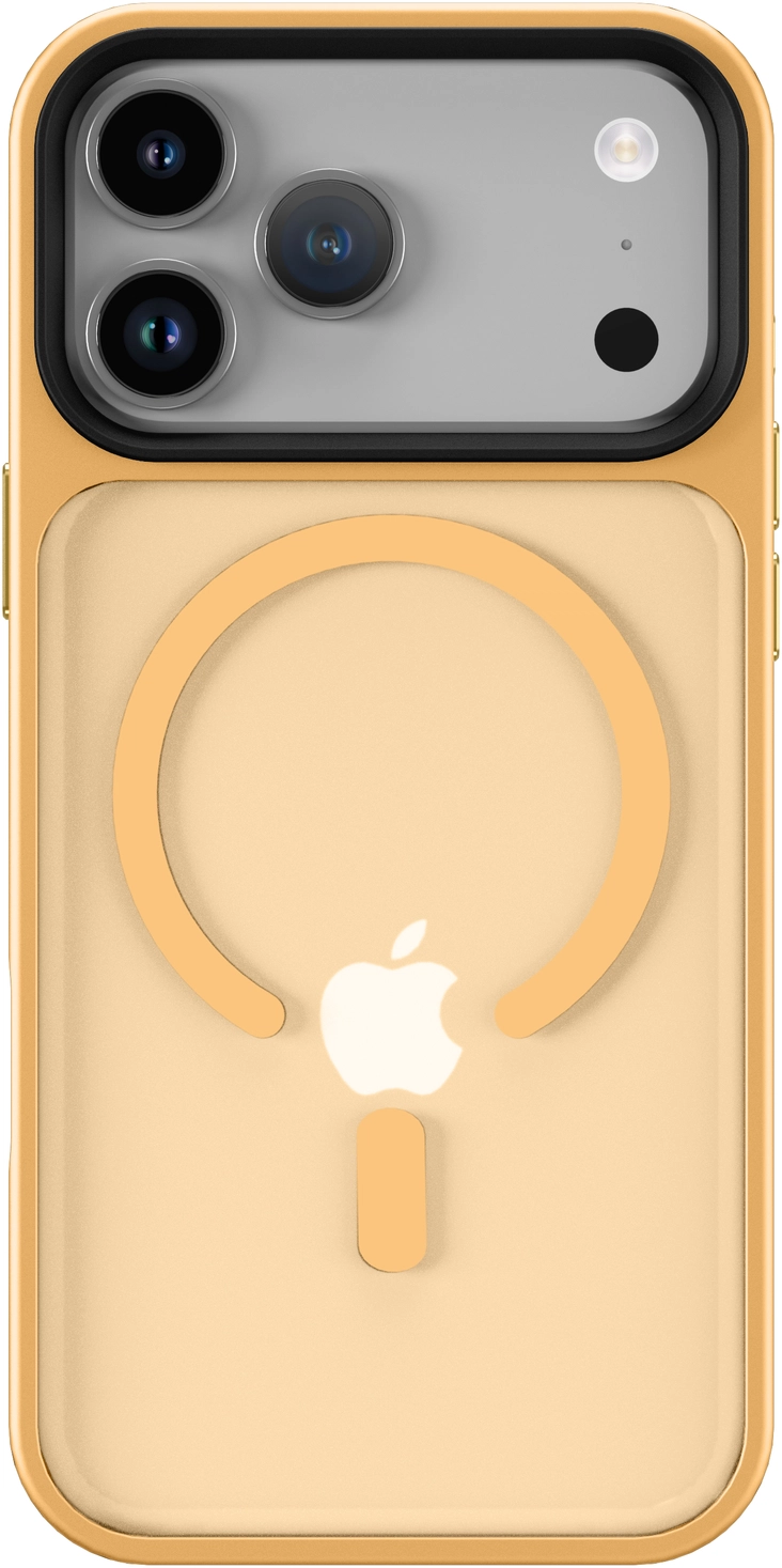iPhone 17 Pro Max Hoesje met MagSafe Back Cover Matte Oranje afbeelding 11