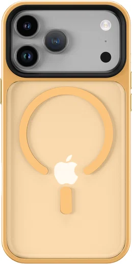 iPhone 17 Pro Max Hoesje met MagSafe Back Cover Matte Oranje afbeelding 11