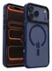 iPhone 17 Pro Max Hoesje met MagSafe Back Cover Matte Donker Blauw