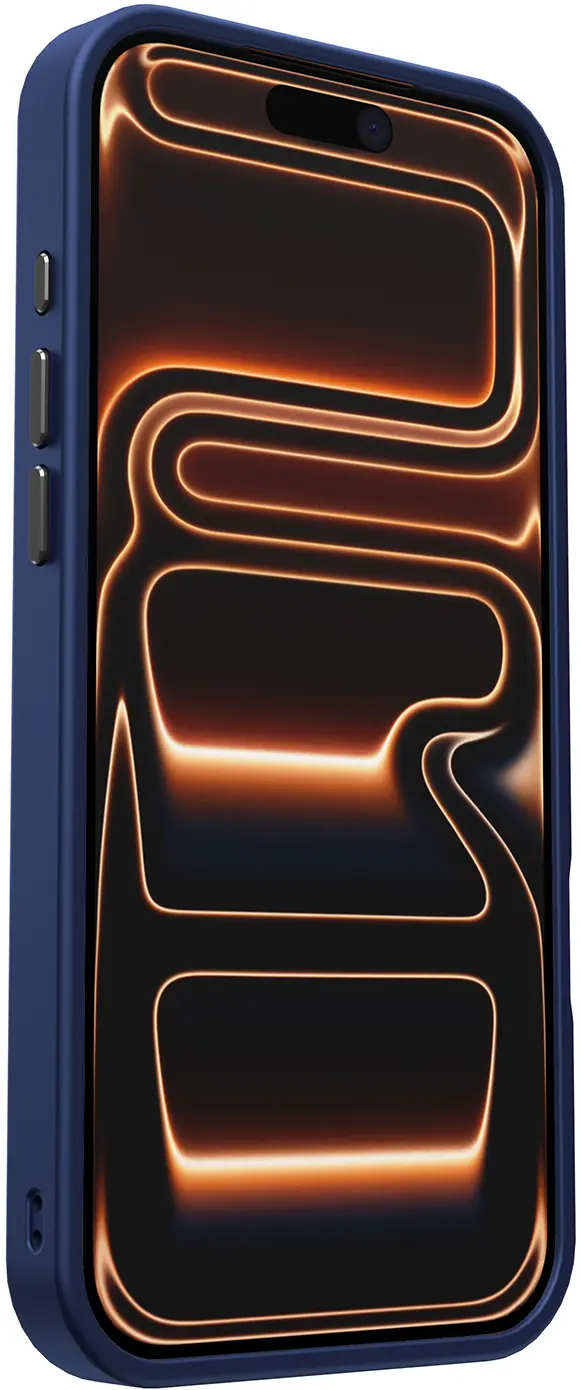iPhone 17 Pro Max Hoesje met MagSafe Back Cover Matte Donker Blauw afbeelding 15