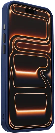 iPhone 17 Pro Max Hoesje met MagSafe Back Cover Matte Donker Blauw afbeelding 15