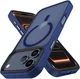 iPhone 17 Pro Max Hoesje met MagSafe Back Cover Matte Donker Blauw afbeelding 11