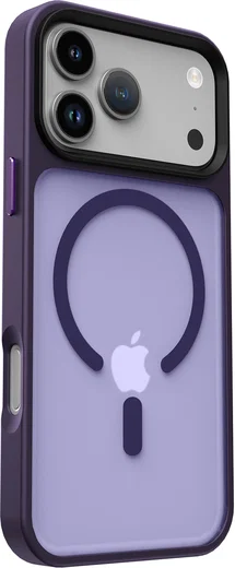 iPhone 17 Pro Max Hoesje met MagSafe Back Cover Matte Donker Paars afbeelding 15