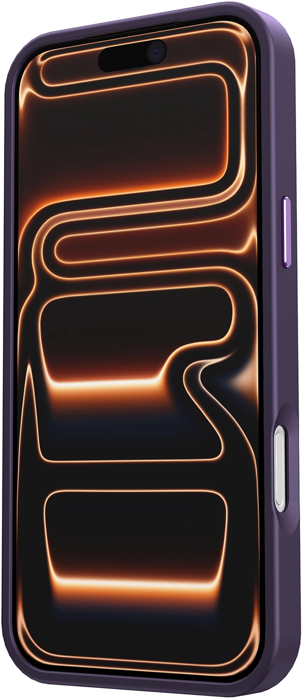 iPhone 17 Pro Max Hoesje met MagSafe Back Cover Matte Donker Paars afbeelding 16