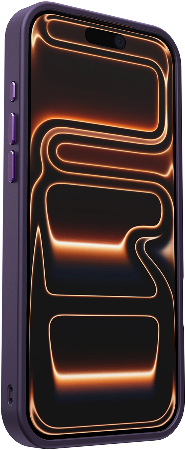 iPhone 17 Pro Max Hoesje met MagSafe Back Cover Matte Donker Paars afbeelding 18