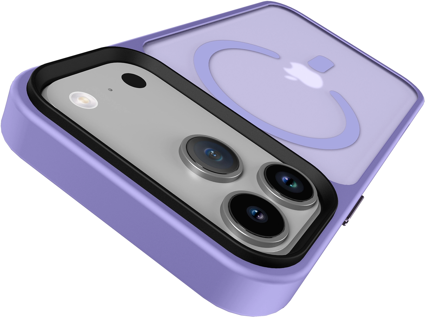 iPhone 17 Pro Max Hoesje met MagSafe Back Cover Matte Paars afbeelding 13