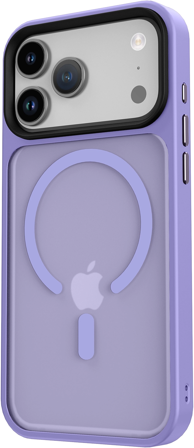 iPhone 17 Pro Max Hoesje met MagSafe Back Cover Matte Paars afbeelding 17