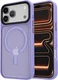 iPhone 17 Pro Max Hoesje met MagSafe Back Cover Matte Paars afbeelding 19