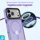 iPhone 17 Pro Max Hoesje met MagSafe Back Cover Matte Paars afbeelding 7