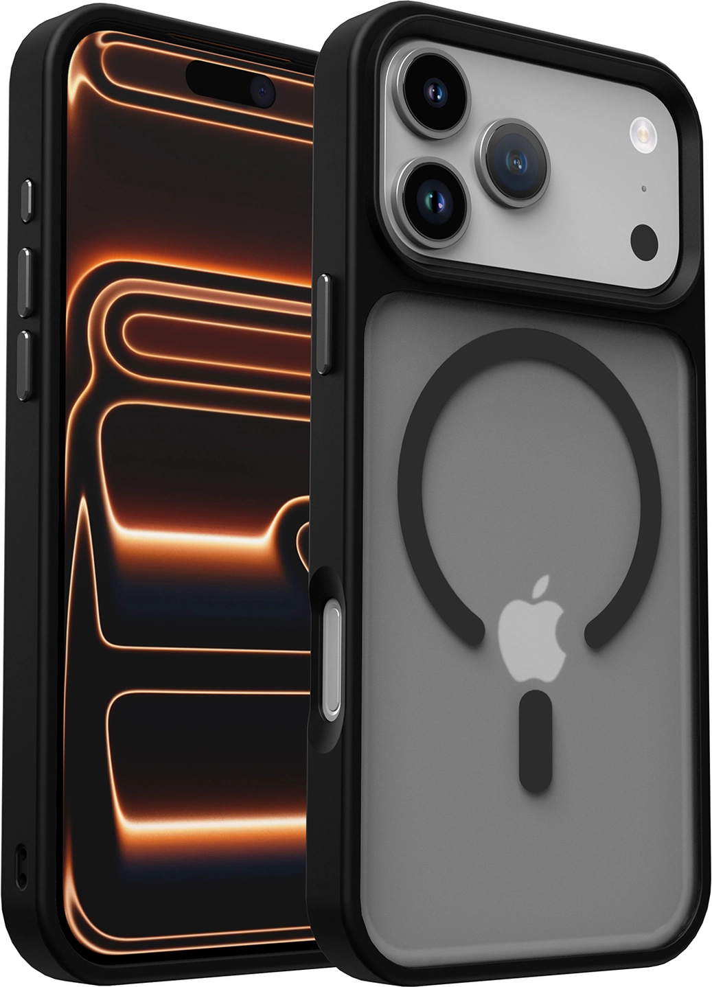 iPhone 17 Pro Max Hoesje met MagSafe Back Cover Matte Zwart afbeelding 18