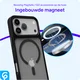 iPhone 17 Pro Max Hoesje met MagSafe Back Cover Matte Zwart afbeelding 9