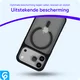iPhone 17 Pro Max Hoesje met MagSafe Back Cover Matte Zwart afbeelding 10