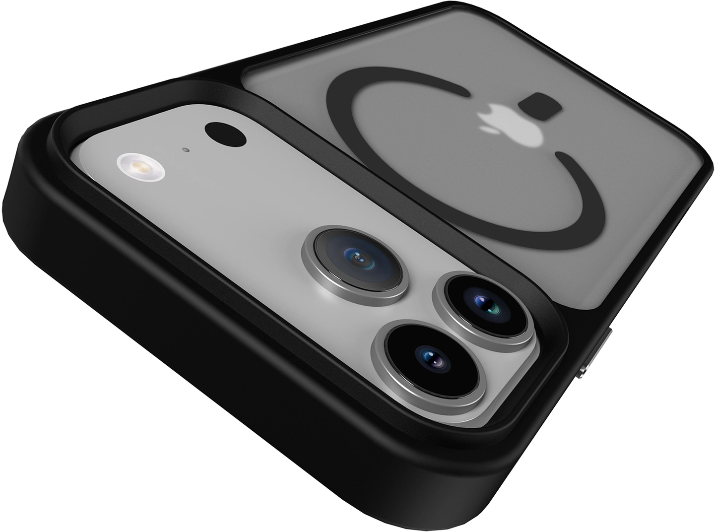 iPhone 17 Pro Max Hoesje met MagSafe Back Cover Matte Zwart afbeelding 15