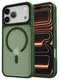 iPhone 17 Pro Max Hoesje met MagSafe Back Cover Matte Donker Groen afbeelding 17