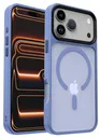 iPhone 17 Pro Max Hoesje met MagSafe Back Cover Matte Blauw
