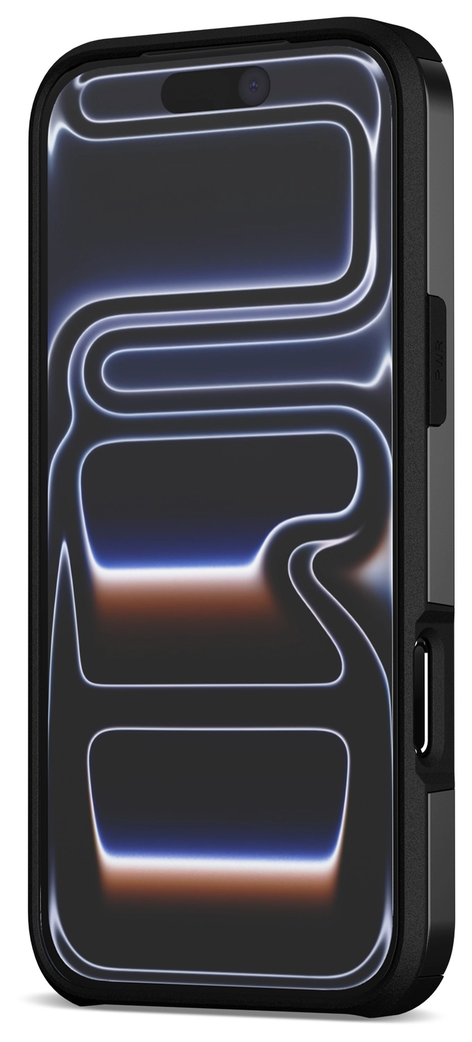 Apple iPhone 17 Pro Max Hoesje met Slider Kaarthouder Back Cover Zwart afbeelding 13